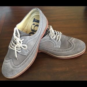 Nordstrom 1901 Men’s Grey suede Wingtip Shoes